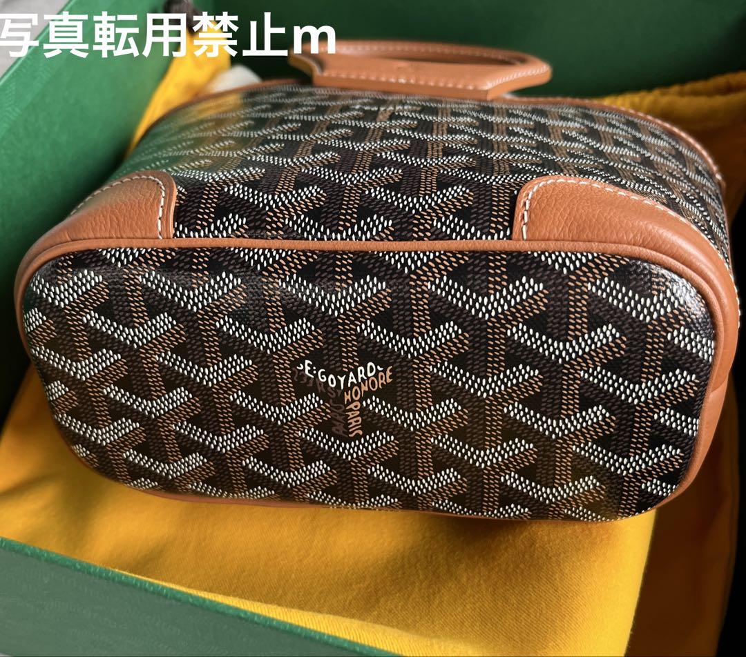 Goyard ゴヤール ベルーガミニバッグ ブラック/ナチュラル 未