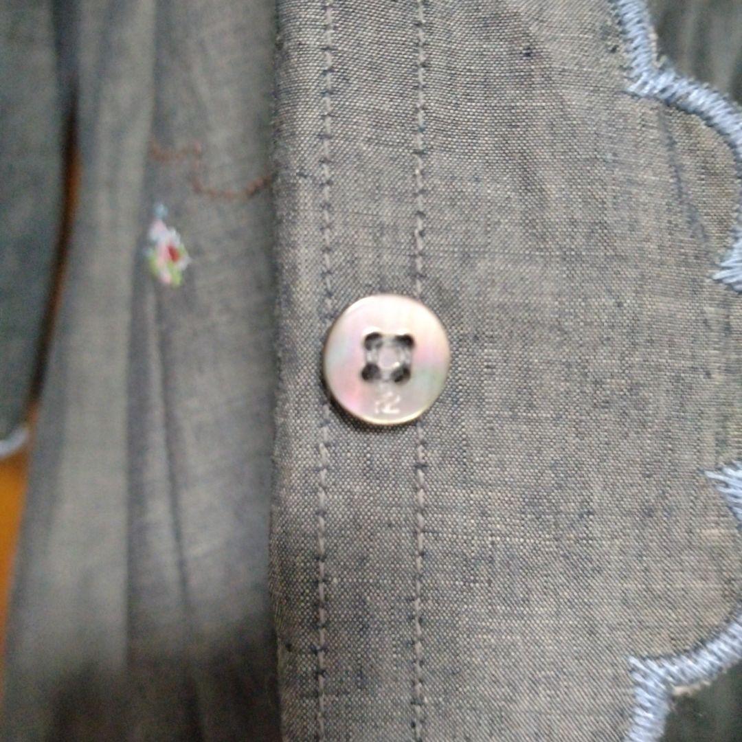 45rタペットダンプハンカチーフ刺繍ドレス