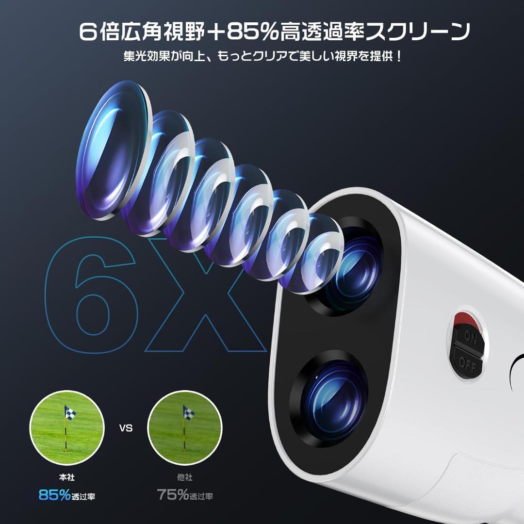 ゴルフレーザー距離計 MINI ミニ 最大1200YD 専用ケース付き