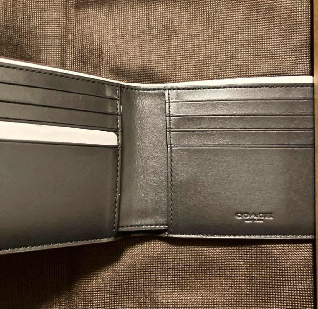 ⭐️新品未使用 コーチ シグニチャー 折財布 キーホルダー パス