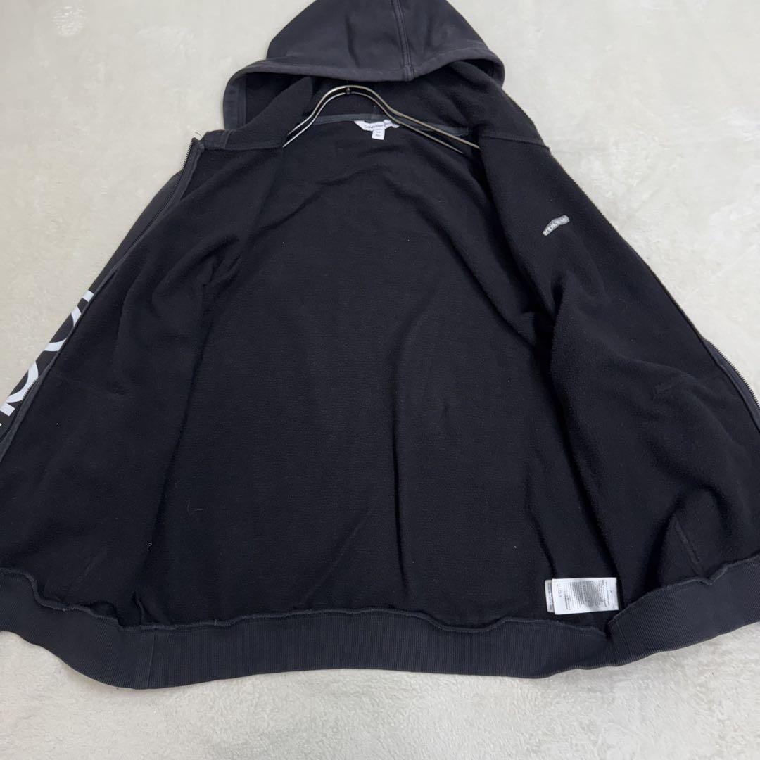  カルバンクライン ジップパーカー ビッグロゴ L 黒