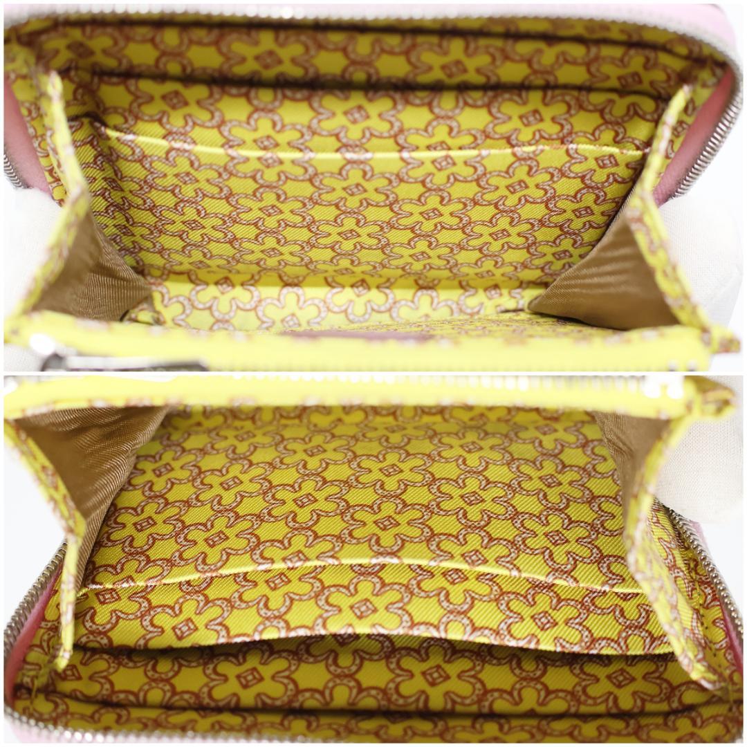 エルメス アザップ コンパクト シルクイン ヴォーエプソン ピンク系 Z刻印 エルメス アザップ シルクイン コンパクト ナタ/ チャイ ヴォー