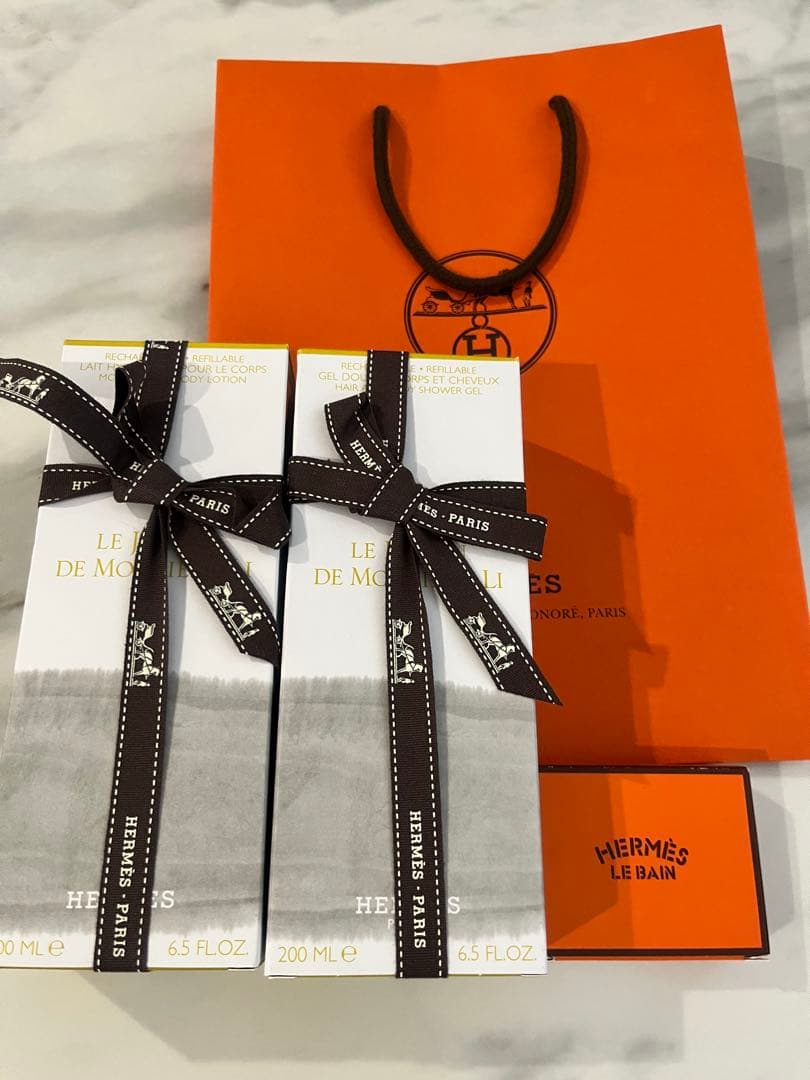 HERMES 李氏の庭 シャワージェル ボディーローション 200ml