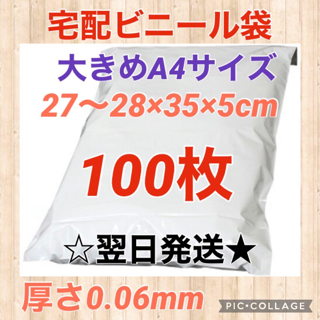 翌日発送】宅配用ビニール袋A4サイズがすっぽり入る480枚