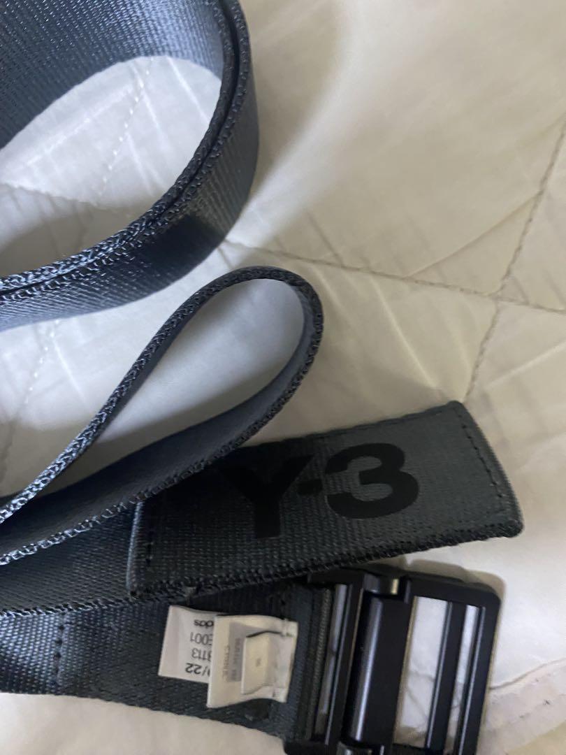 Y-3 グレー ベルト Mサイズ