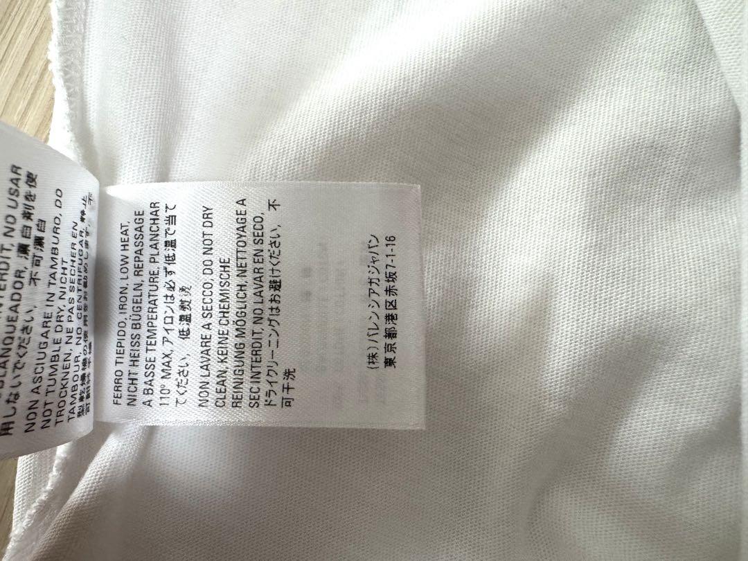 BALENCIAGA ロゴTシャツ 白