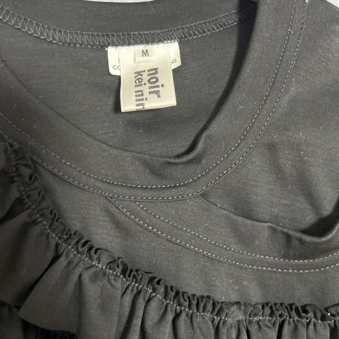 noir kei ninomiya ブラック フリル Tシャツ M - メルカリ