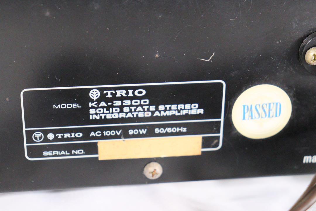 KA-3300 TRIO トリオ　プリメインアンプ