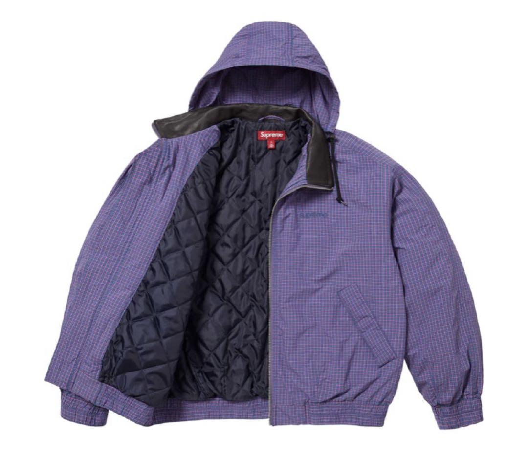 Supreme Leather Collar Utility Jacket