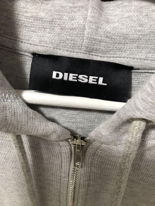 好評特価 メンズ ディーゼル ジップアップパーカー グレー Dlb5h-m82562370553 2022新品