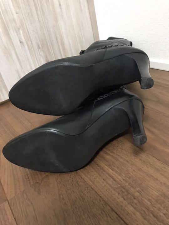 中古 黒 23.5 MqTQl-m82563769325 Meda ロングブーツ 低価大人気