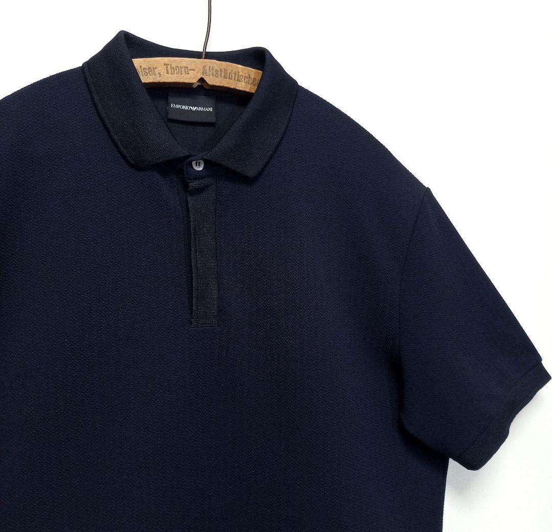 XL！美品 エンポリオアルマーニ ボンディング ストレッチ ポロシャツ シャツ