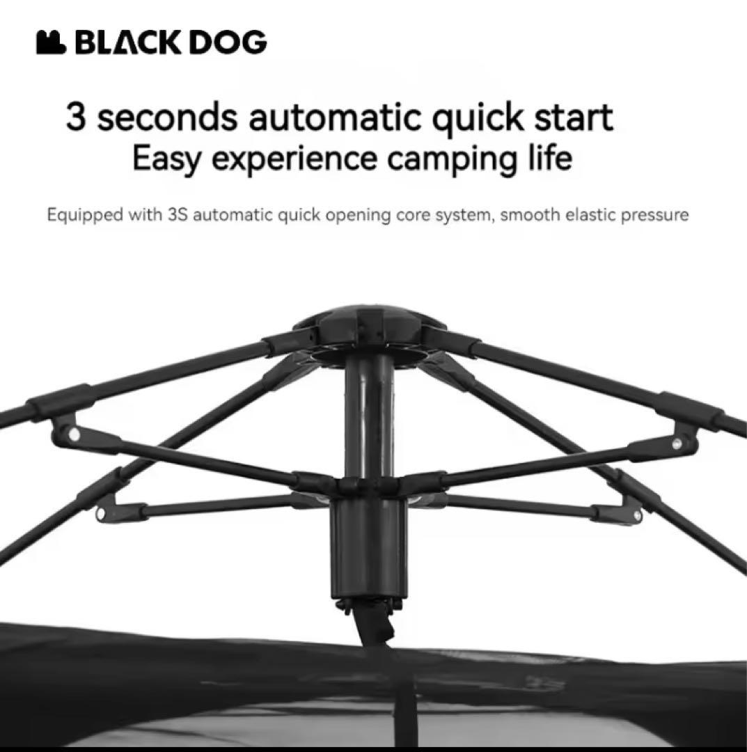 Blackdog ブラックドッグ(naturehike) ワンタッチテント