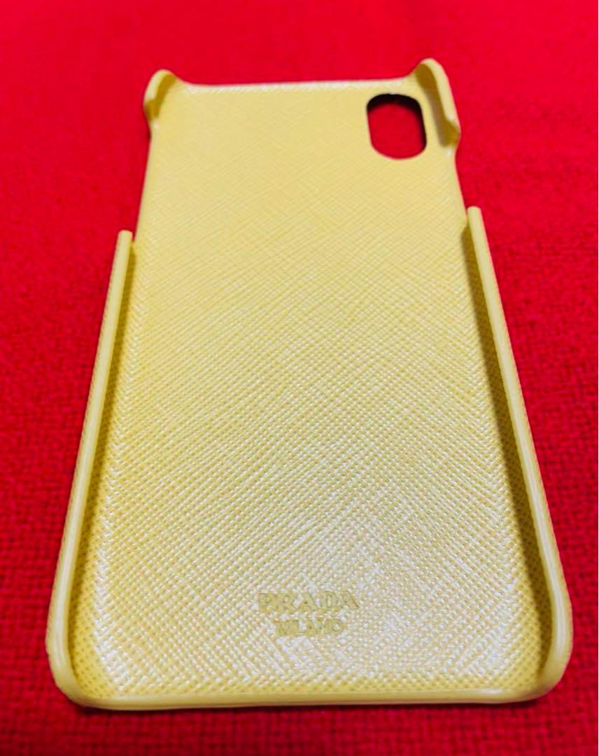 新品本物　PRADA プラダ　iphoneX XS ケース　黄色　開運色 新品本物PRADA プラダiphoneX XS ケース黄色開運色