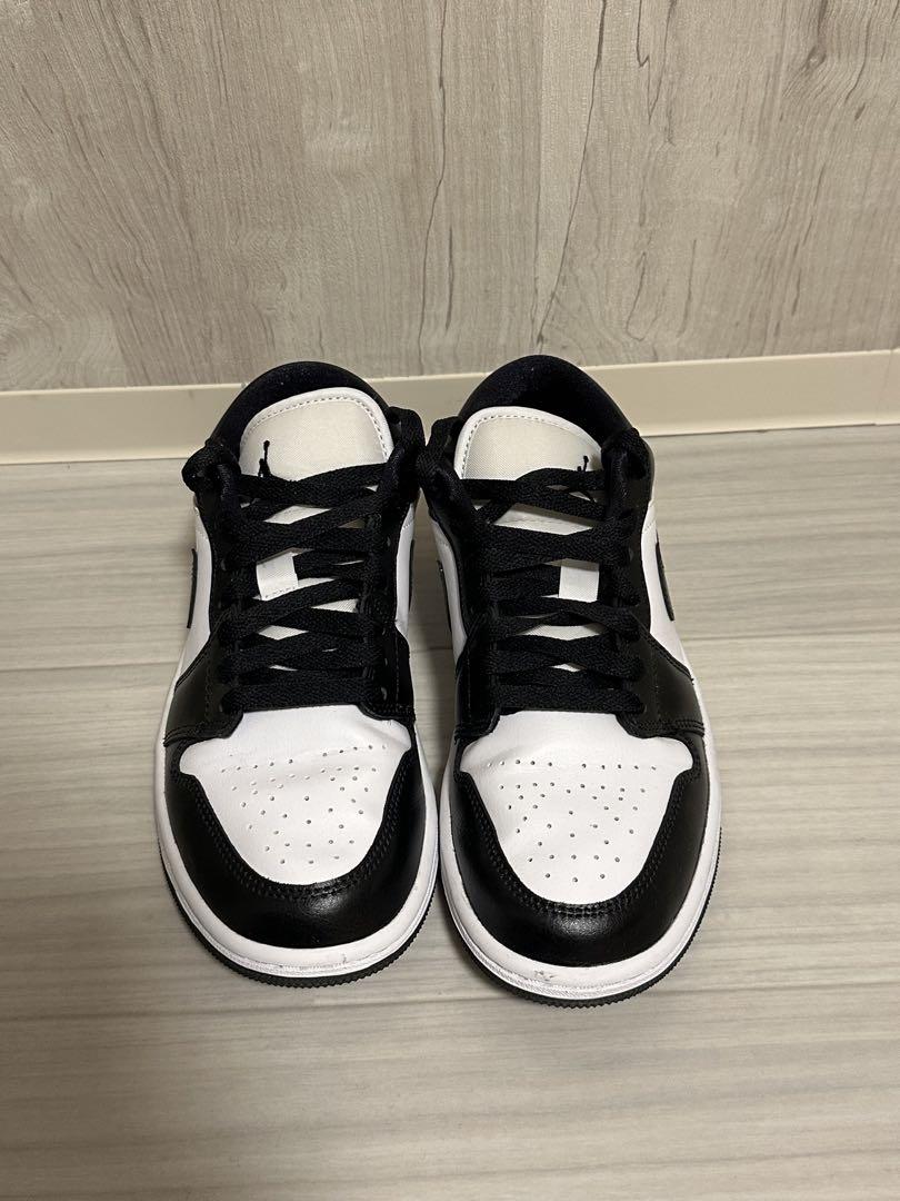 Nike Air Jordan 1 Low 白/黒 24cm