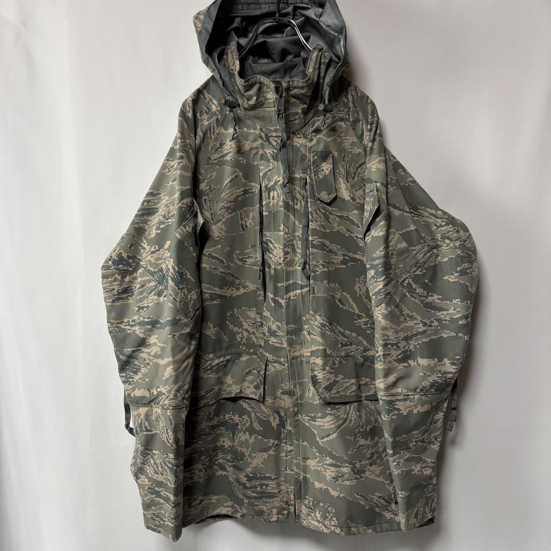 米軍 APECS パーカー　エアフォース　タイガーストライプ　ゴアテックス　古着
