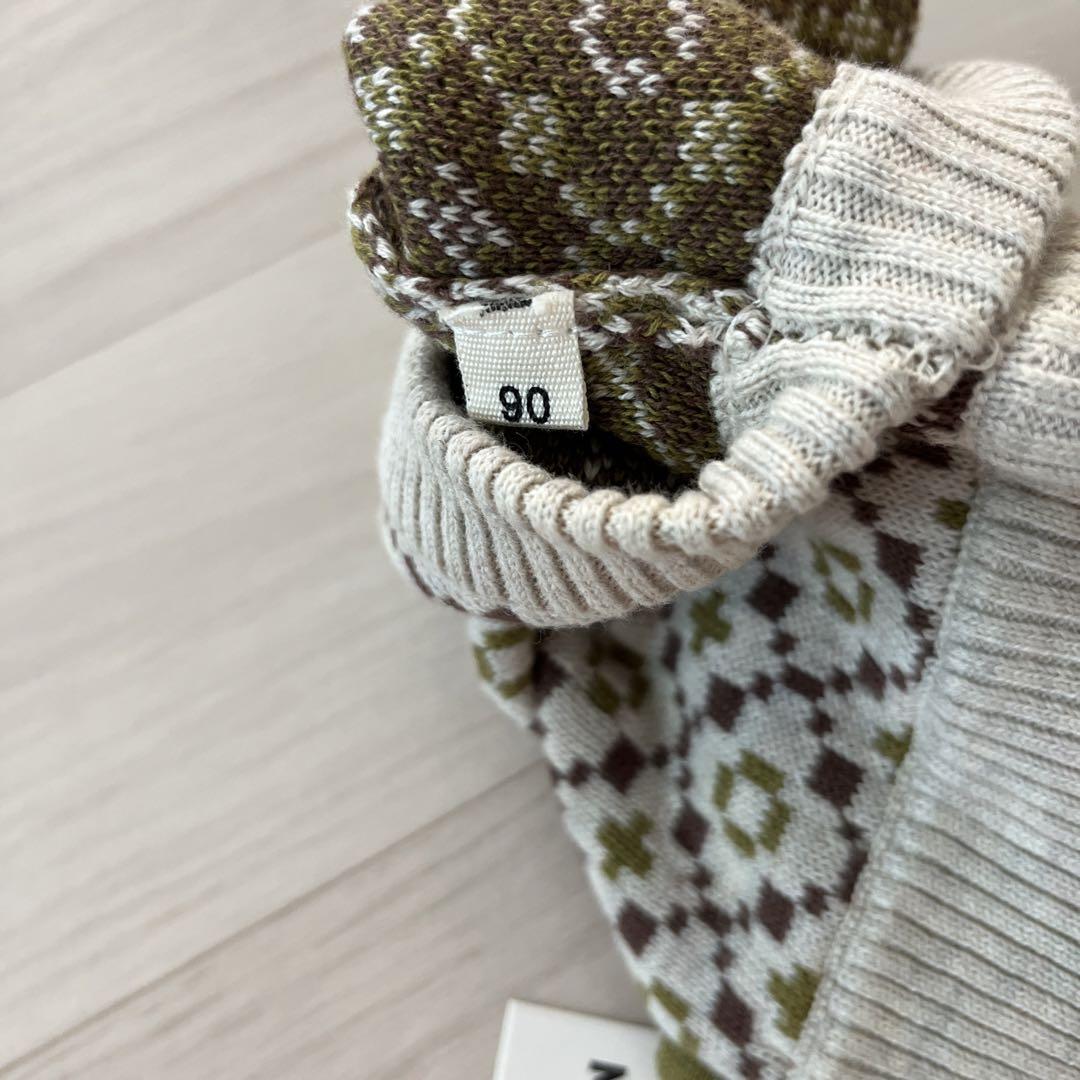 新品タグあり　MABLI ニットロンパース