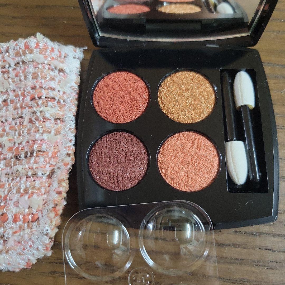 CHANELレキャトルオンブルツイード03 新品 未使用 - メルカリ