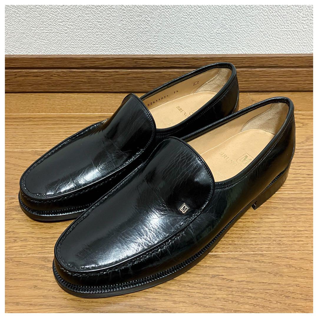 新品未使用 Bruno Magli メンズ 革靴 レザーシューズ ブラック
