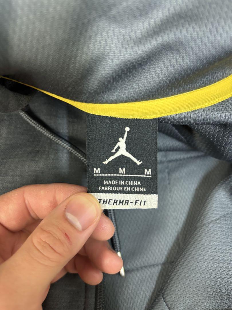Jordan Therma-Fit グレー フルジップフーディ M