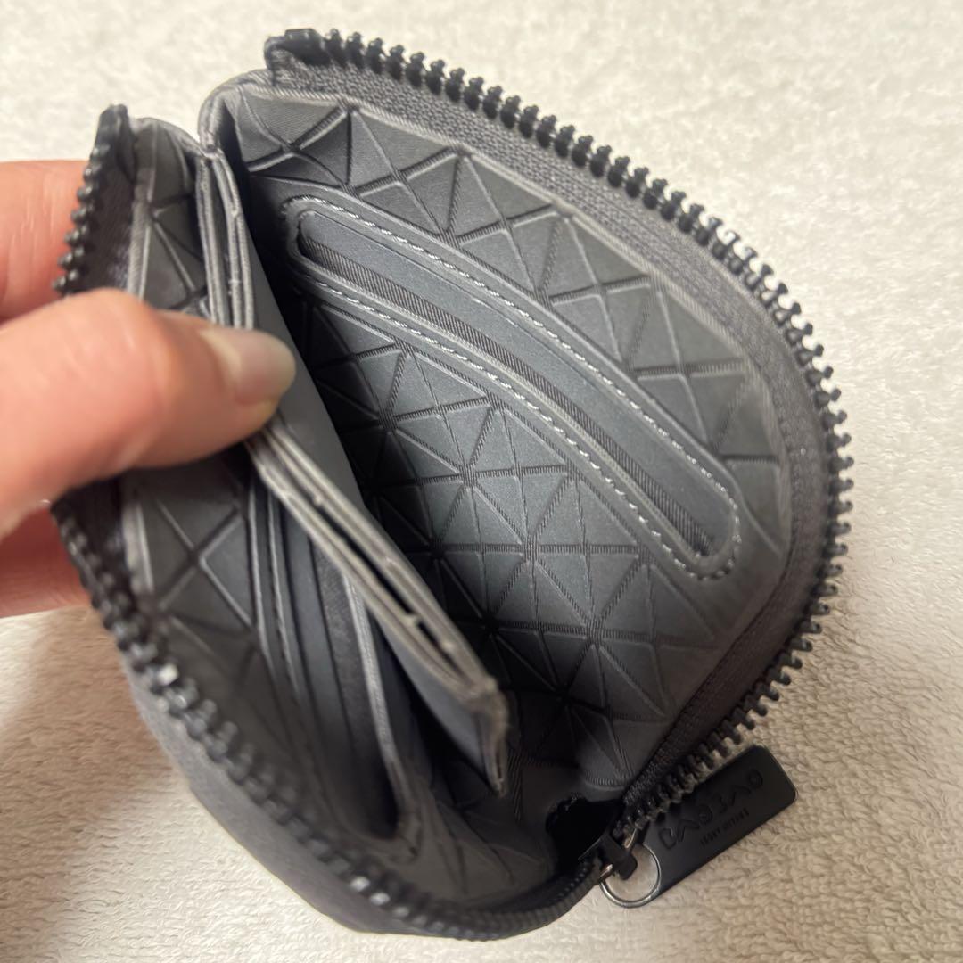 れ*ん様 BAOBAO バオバオイッセイミヤケ KURO ミニ財布　マットグレー