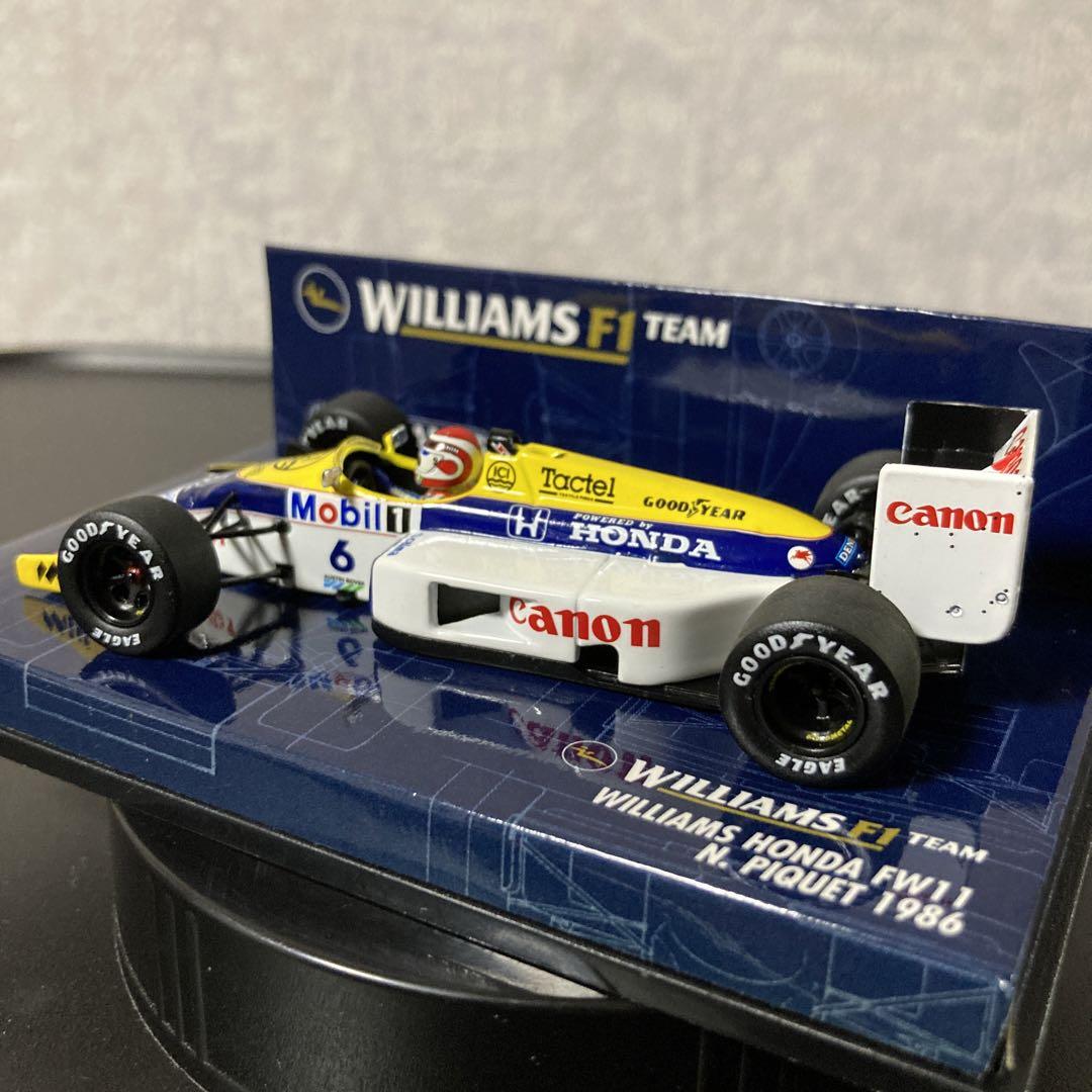 ミニチャンプス F1 ウィリアムズ FW11 ネルソン ピケ