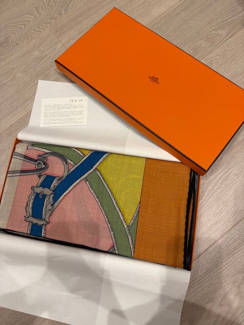 エルメス カレジュアン カシミアシルク 60,500円