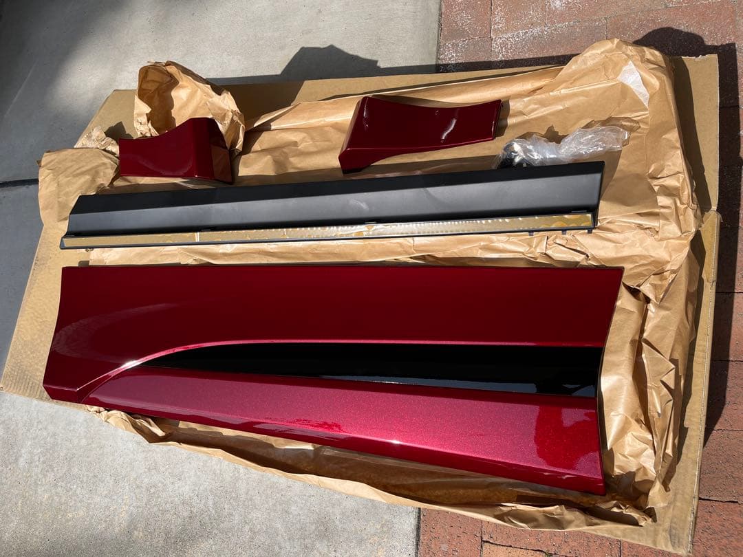 170系シエンタ後期　モデリスタエアロ　サイドスカート