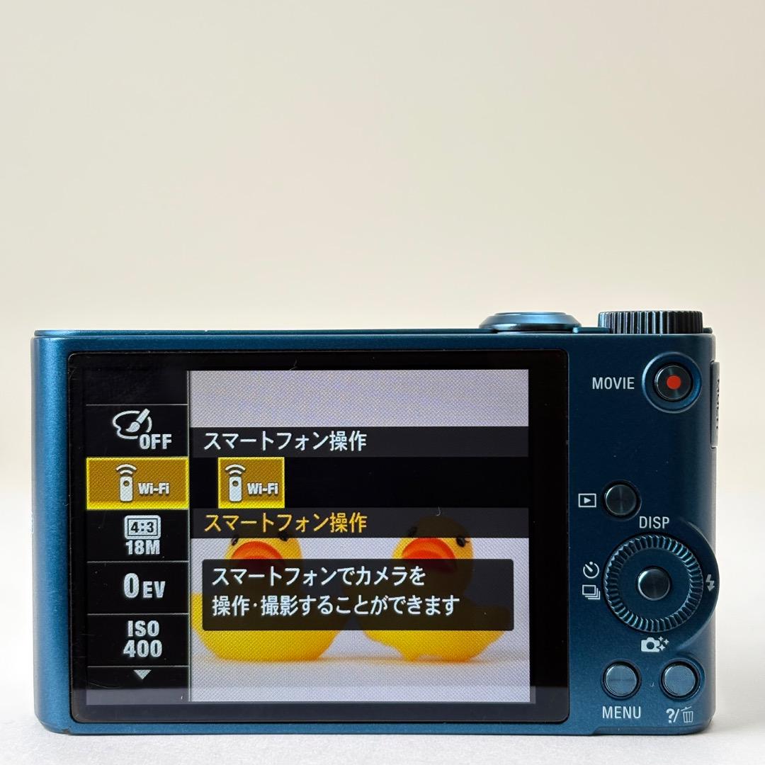SONY DSC-WX300 ブルー　Wi-Fi搭載　292