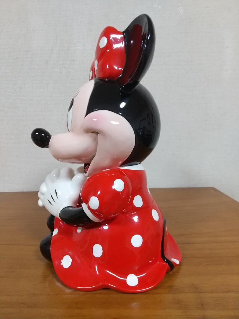 ディズニー　ミッキー　ミニー 陶器　特大　フィギュリン　ビンテージ