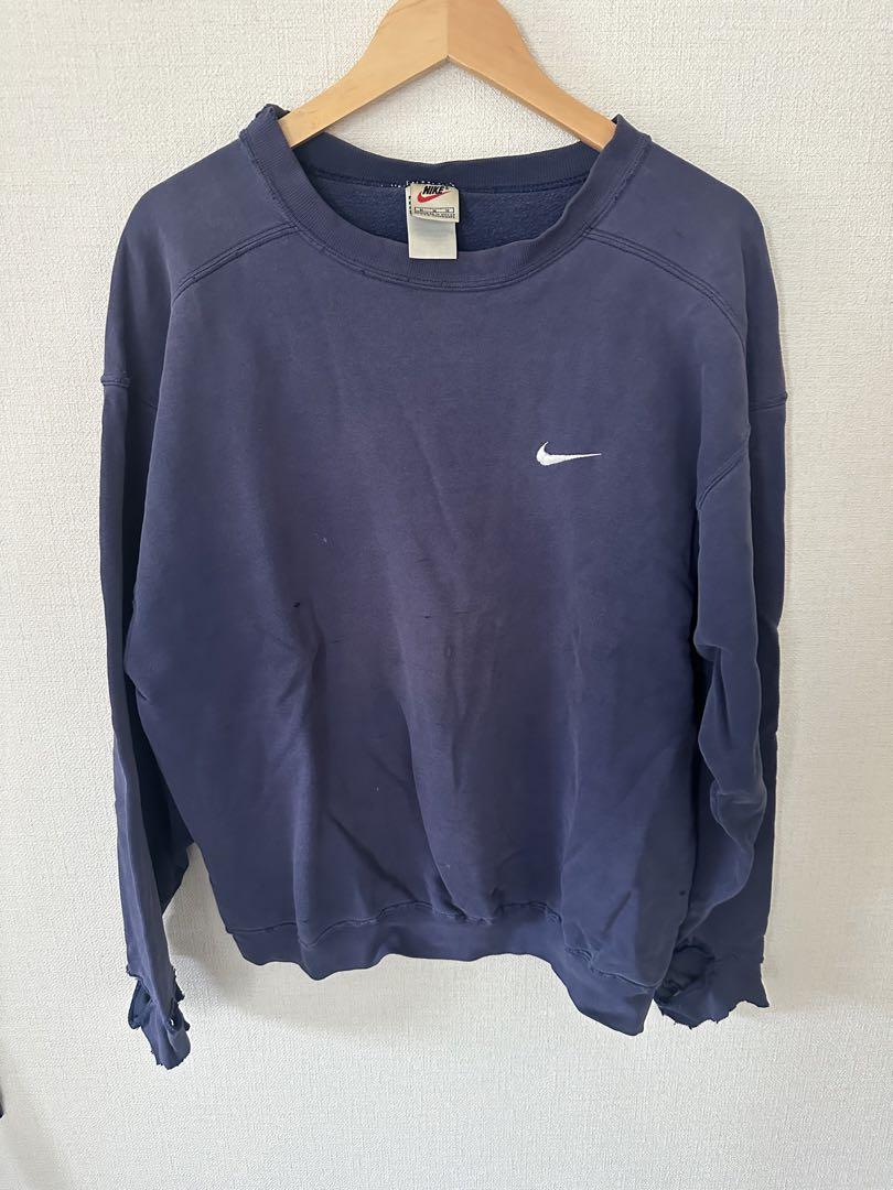ナイキ NIKE ボロ スウェット ナス紺