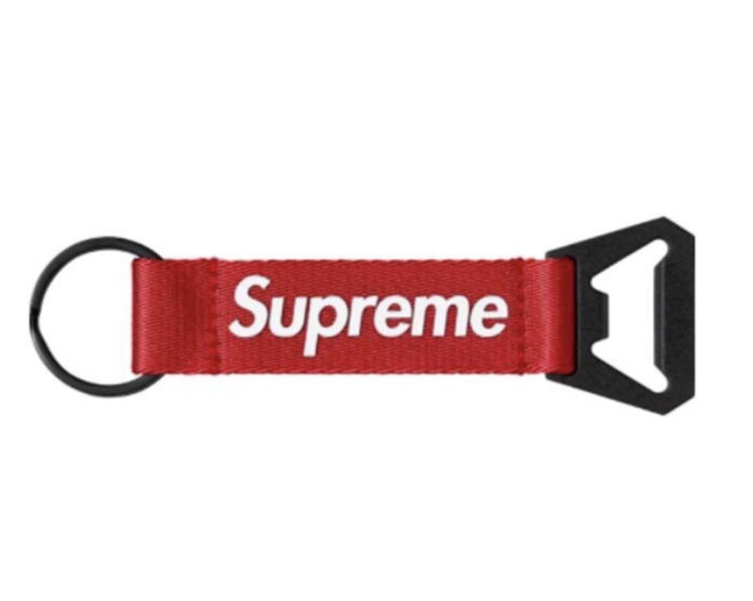 小物 Supreme Bottle Opener Webbing Keychain