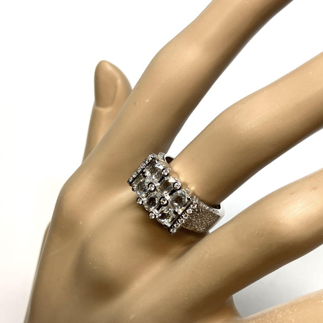 K18WG（X線検査済） ローズカット ダイヤモンド リング D1.04ct