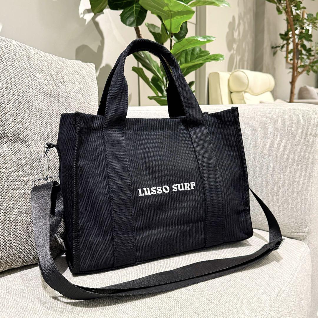 正規品　LUSSO SURF 2wayショルダートートバッグ　ブラック