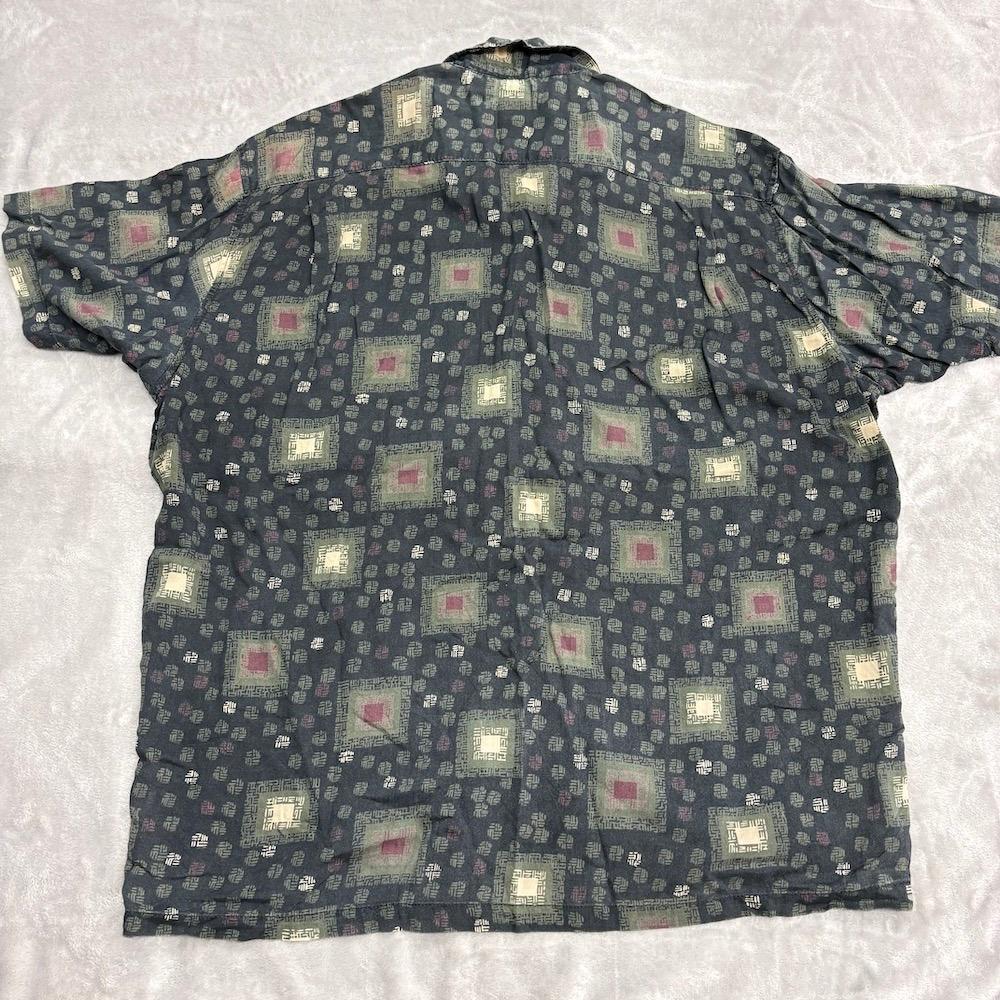 80s 90s ヴィンテージ OLD STUSSY オープンカラーシャツ 白タグ