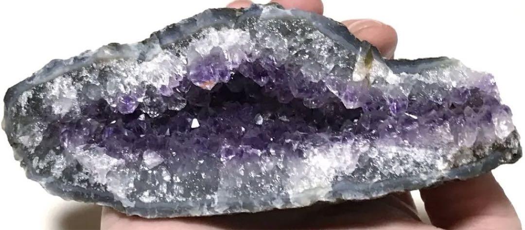 天然石　原石　アメジスト　クラスター　ドーム　紫水晶