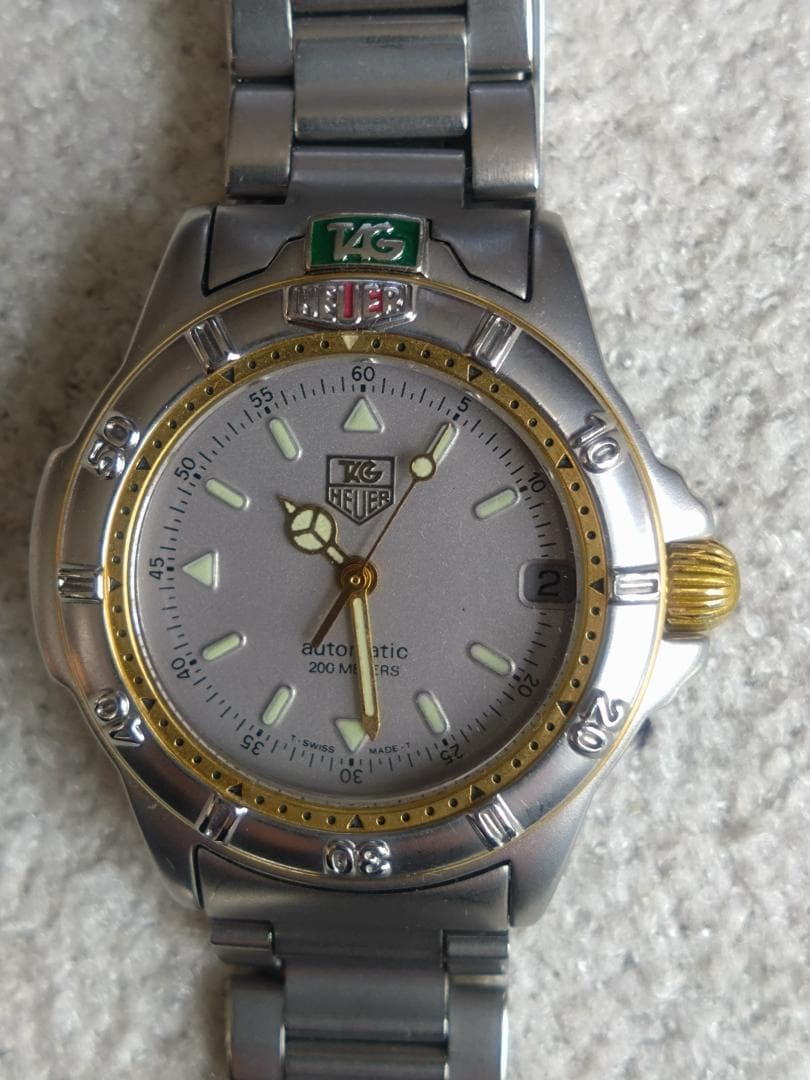 タグホイヤー695.713Kボーイズ傷や汚れあり