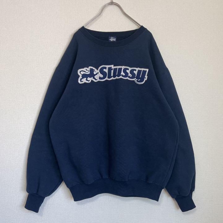 最新作セール STUSSY ステューシー ネイビー 紺色 刺繍 ワッペン USA製 YfVTF-m82602879806 在庫あ好評