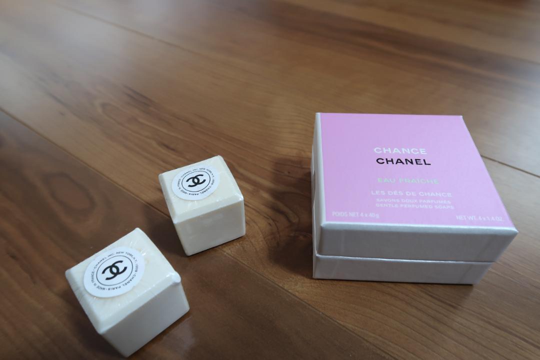 CHANEL CHANCE EAU FRAÎCHE 石鹸 4個入り ①