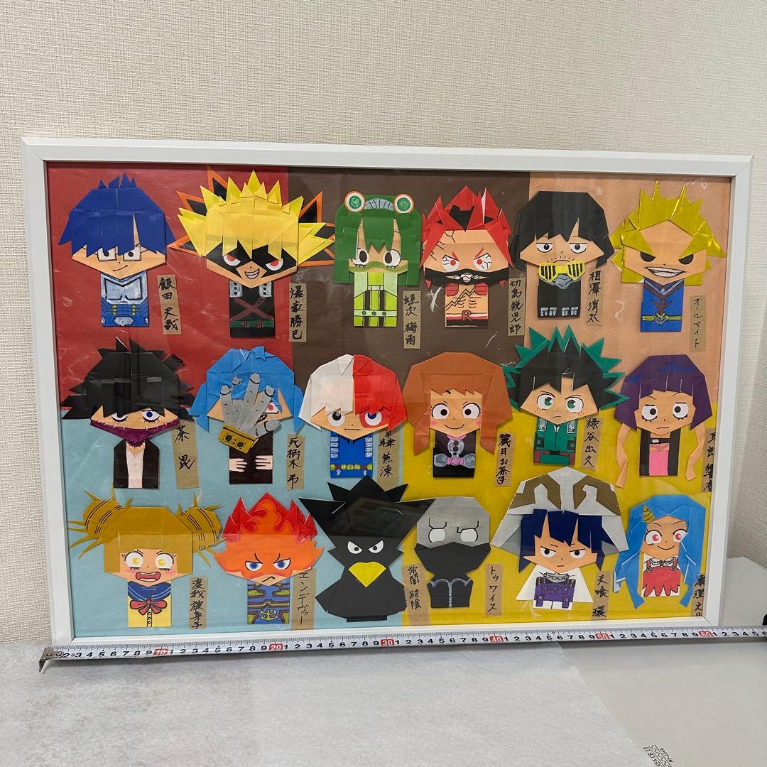 僕のヒーローアカデミア 折り紙キャラクター 額縁 4,750円