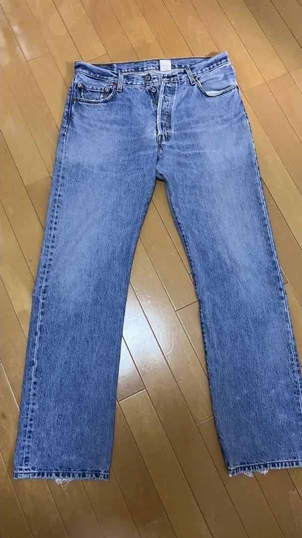 リーバイス501 W36 L34ワイドストレートデニム　古着