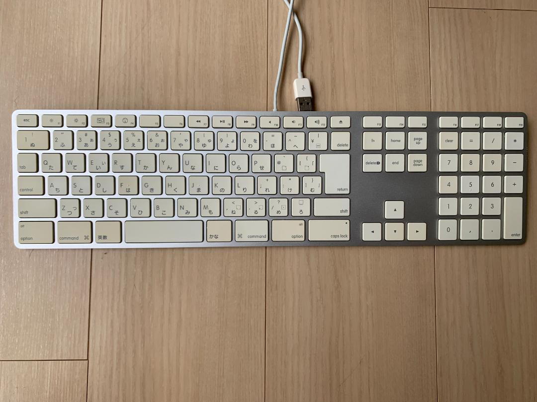 【未開封】Apple テンキー付き有線キーボード　日本語配列　A1243 未開封】Apple テンキー付き有線キーボード日本語配列A1243