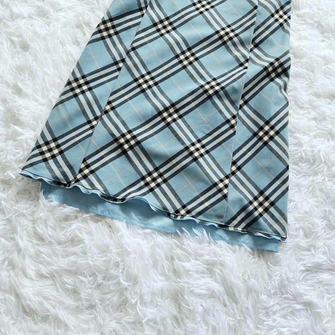 希少 BURBERRY BLUE LABEL ワンピース ノバチェック 38