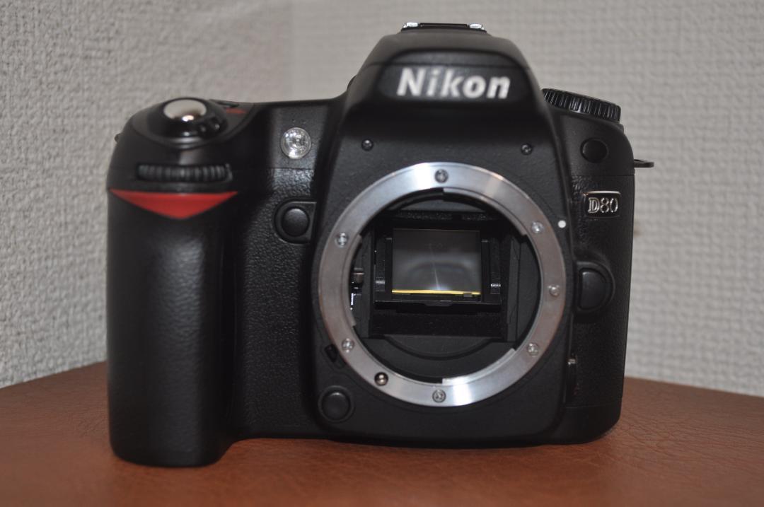 【棚卸し】Nikon D80 動作確認済 シャッター回数7700 本体 付属品付