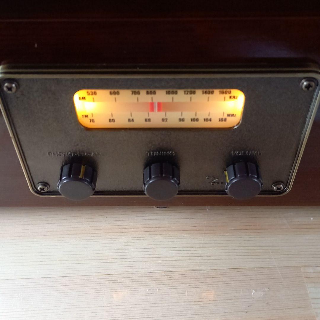 アンティーク　レコードプレーヤータイプ　AM FMラジオ 20240921-taki-c.jpg