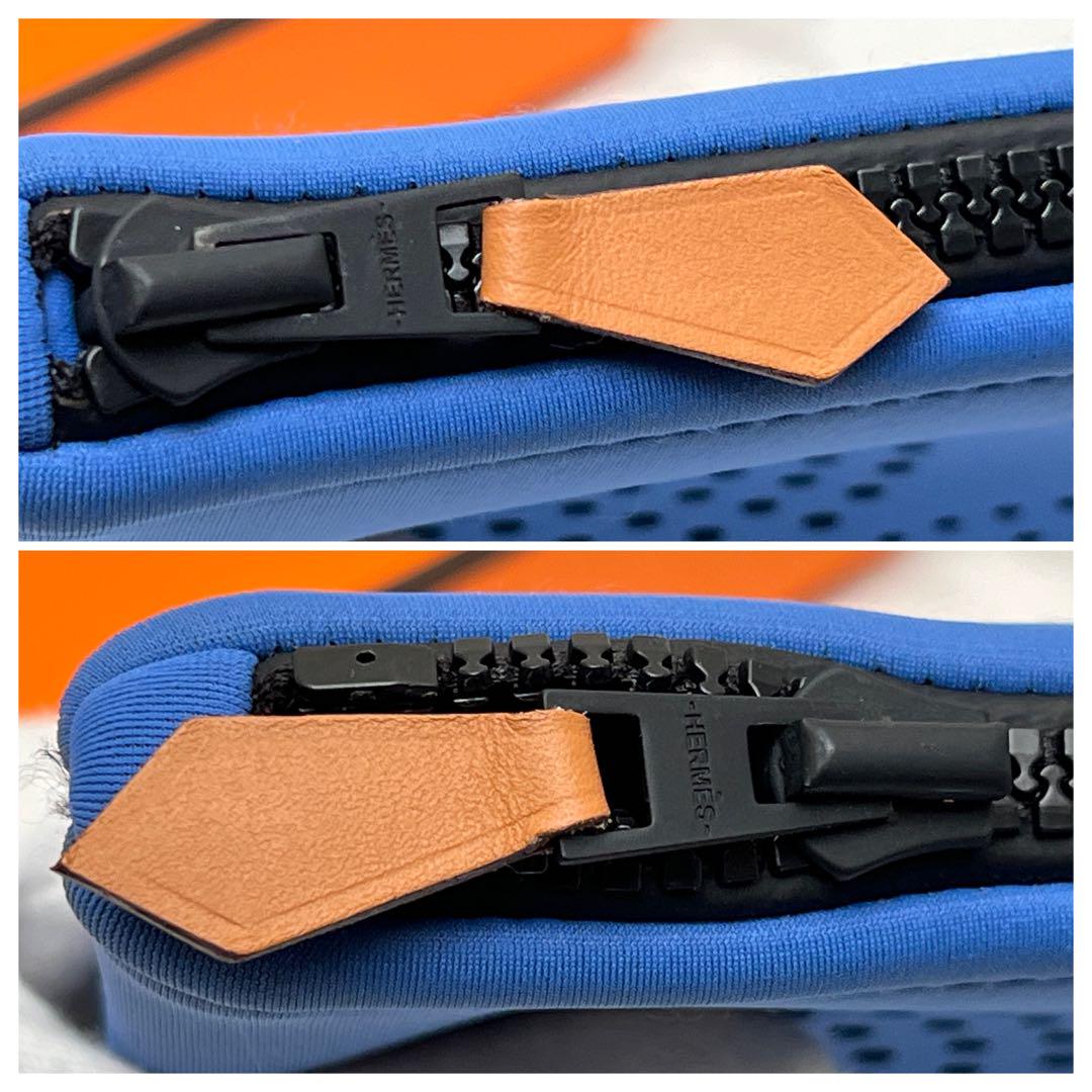 エルメス ネオバンゼンオソレイユPM バッグ 現行品 ブルー・ノッティンガム