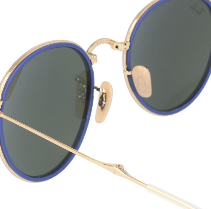 送料無料商品 |  公式 オンライン レイバン サングラス ミラー ブルーレンズ Ray-Ban 【ラウンド型】 小物