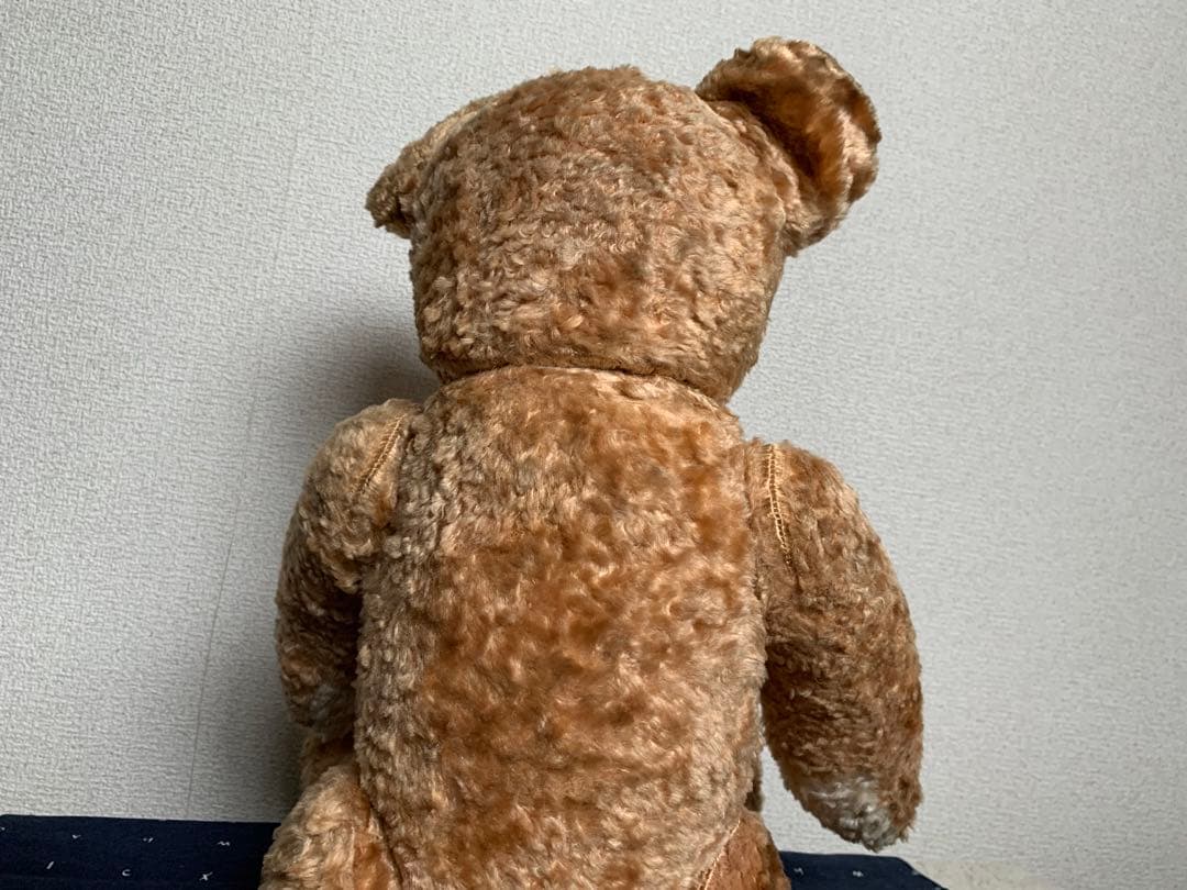 テディベアイギリスアンティーク茶色いクマのぬいぐるみ 約47㎝