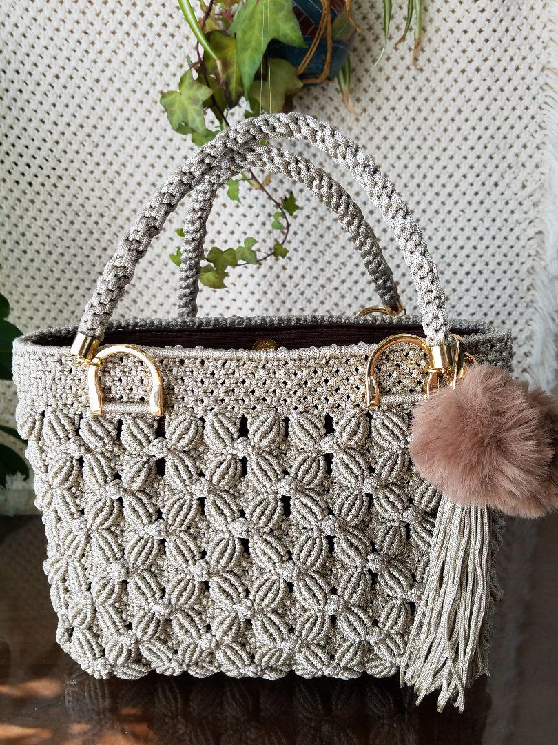 【激安セール】⚲ オーダー商品 みゆきちゃん様専用 ハンドメイド スズランテープバッグ