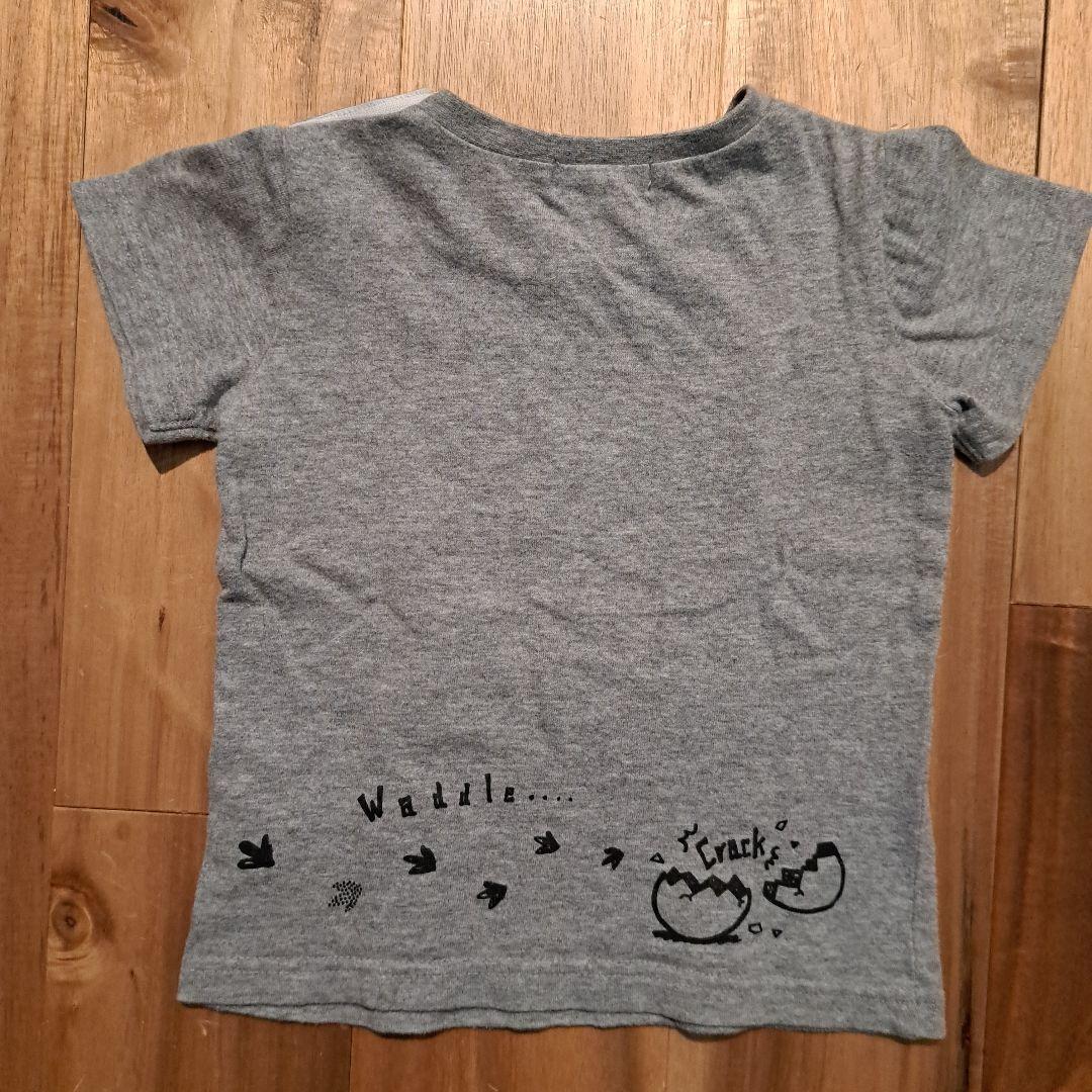 半袖恐竜Tシャツ90cm・無印良品ハーフパンツ90cmセット売り 画像3